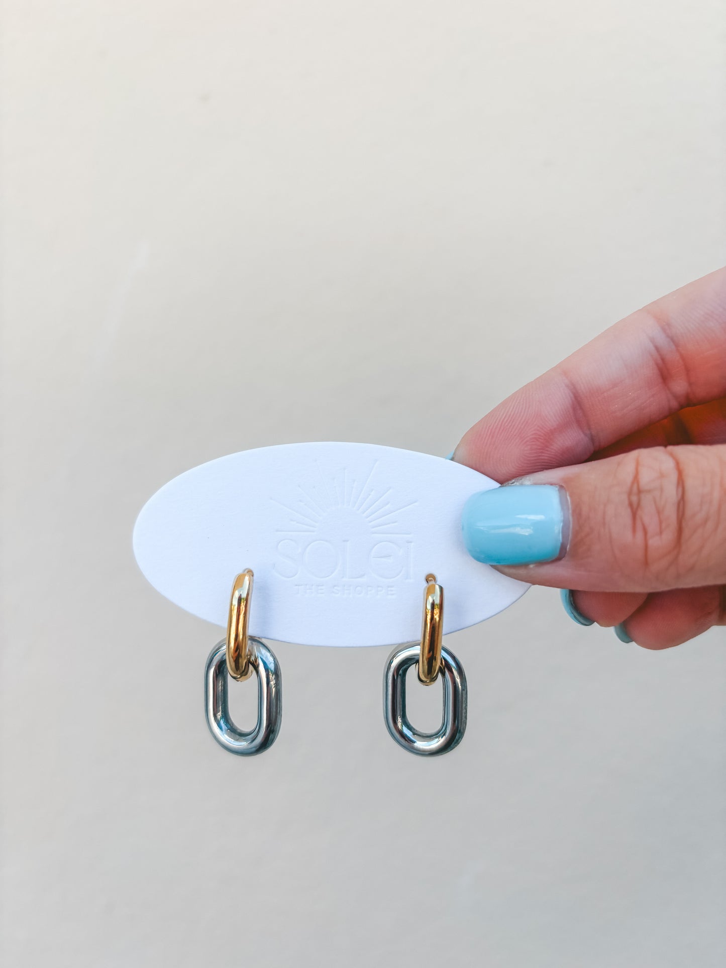 Mix Tone Earrings