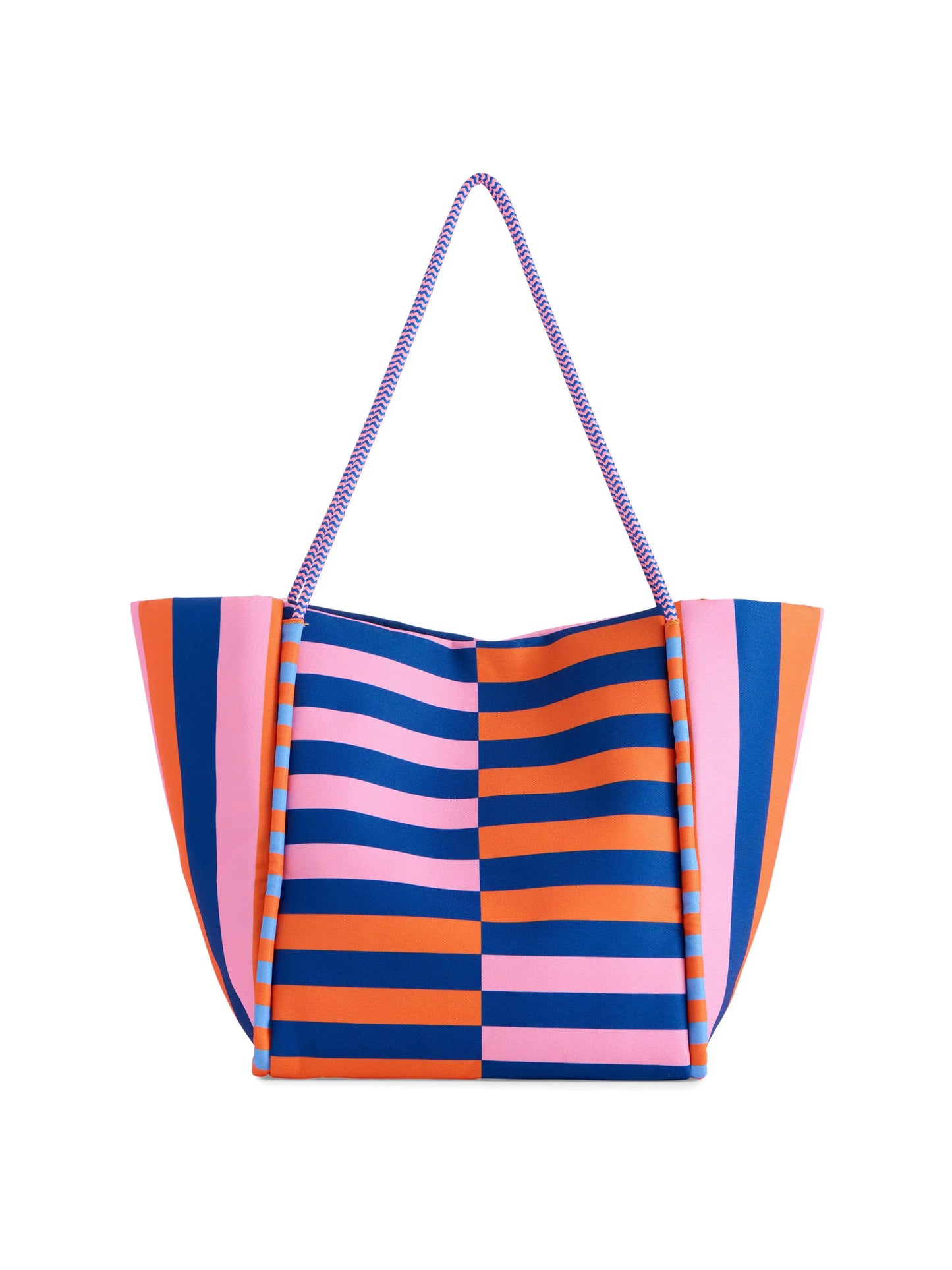 Blue & Pink Beach Bag