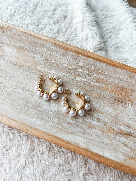 Chunky Pearl Studs