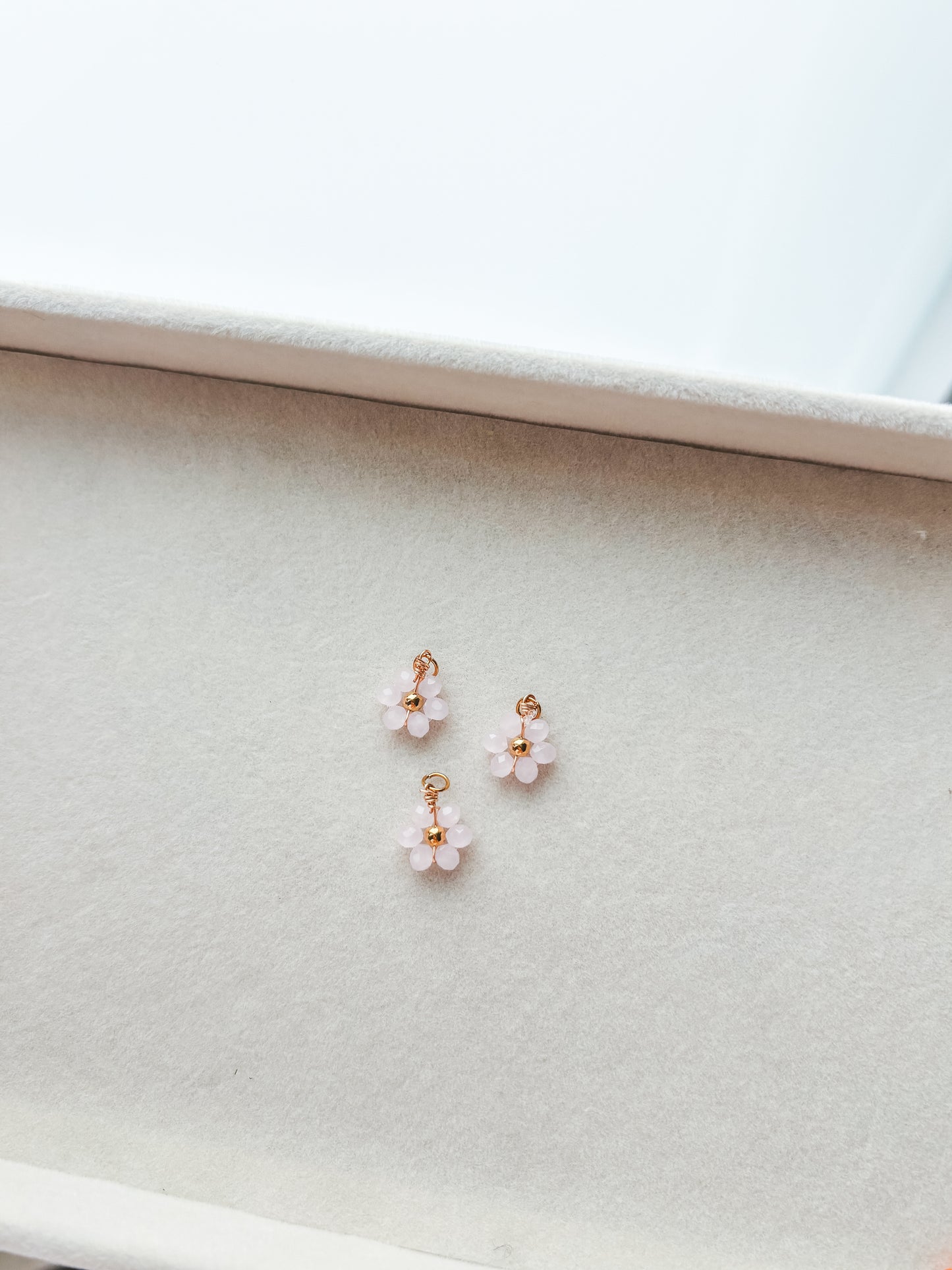 Pink Flower Charm