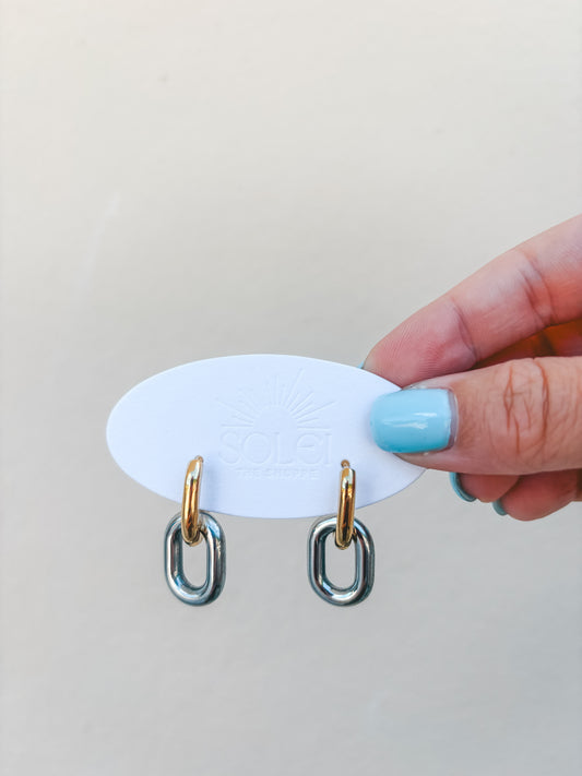 Mix Tone Earrings