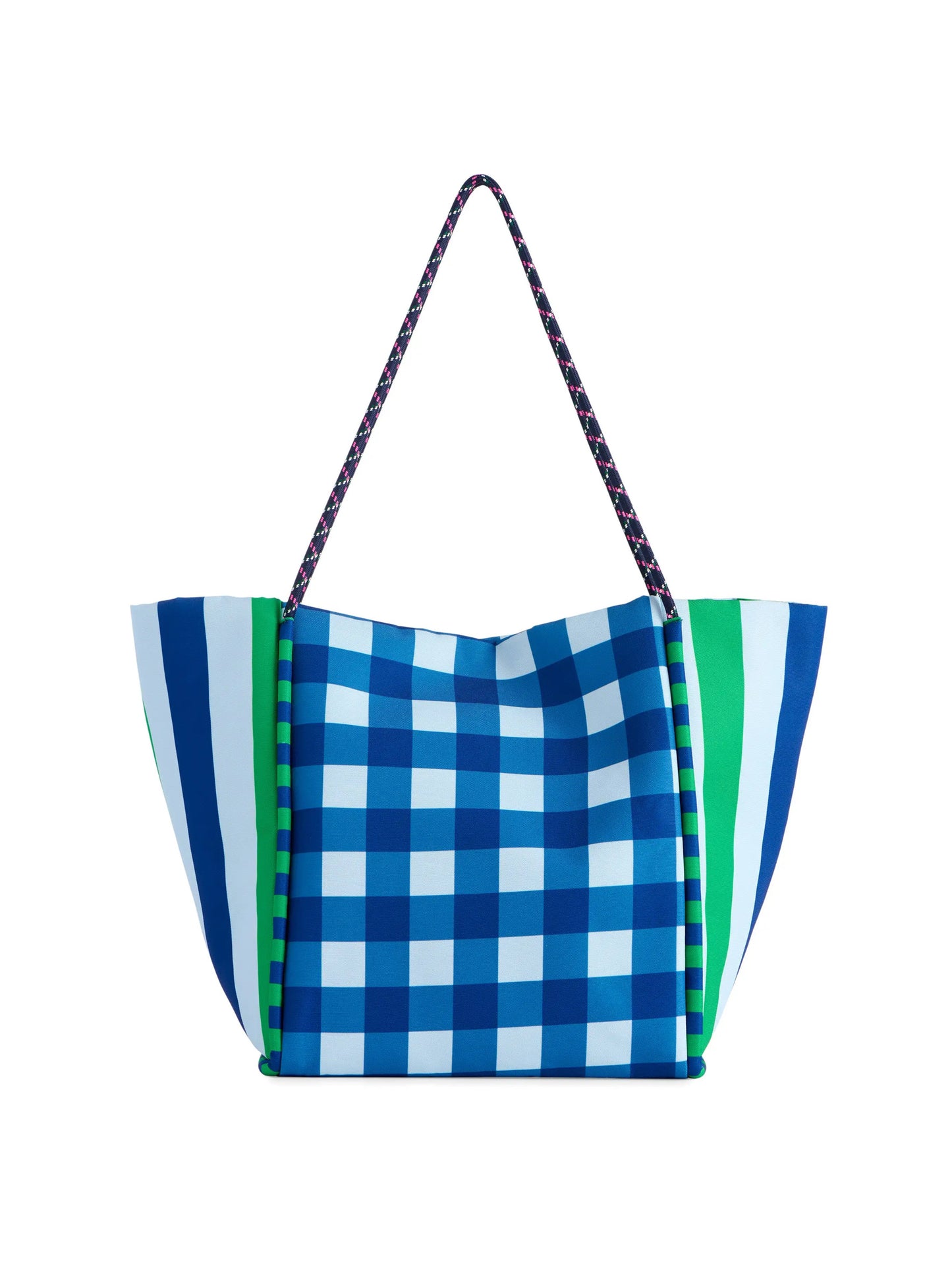 Blue & Green Beach Bag