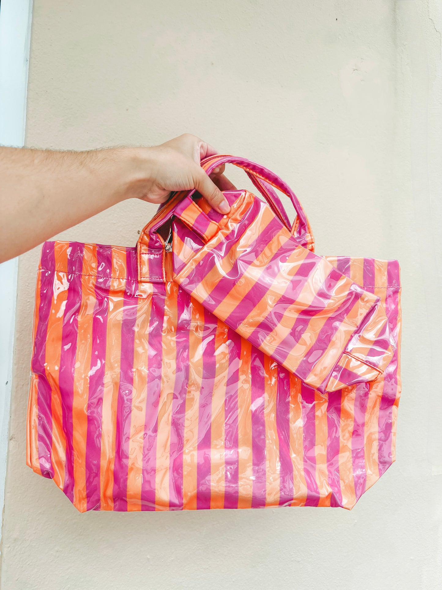Orange & Pink Bag Set