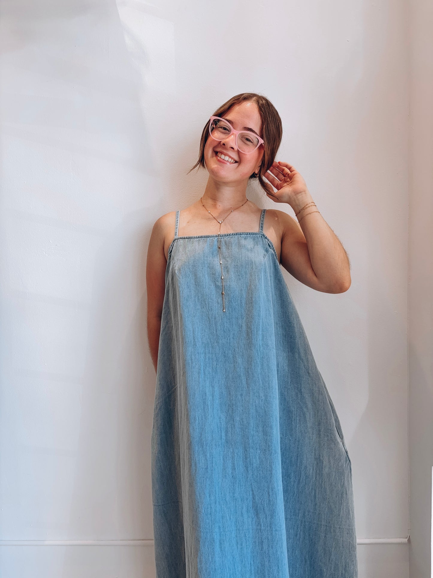 Denim Maxi Dress