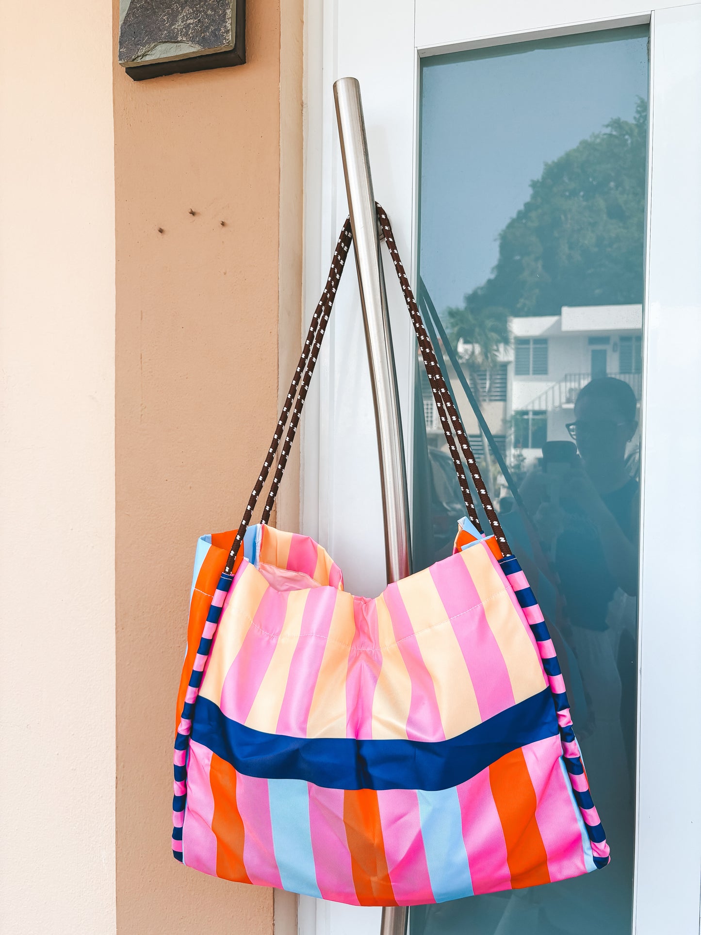 Multicolor Beach Bag